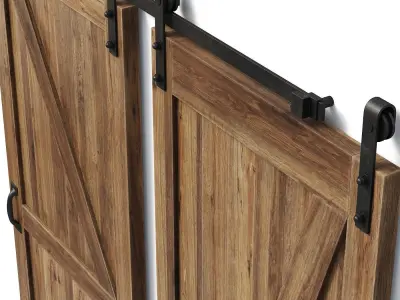 Rolling Barn Door 3D model