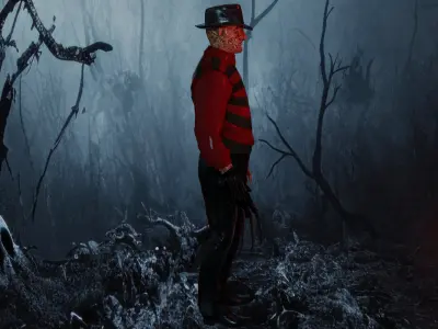 Freddy Krueger Low-poly 3D model