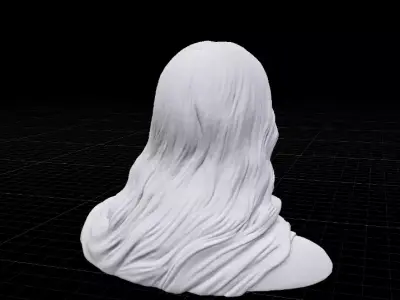 Jesus Christ Statue 3D Model Generic Religious Sculpture Low-poly 3D model