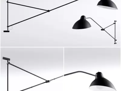 Demand wall lamp 3D model