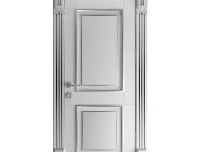 Interior door 01 3D model buy