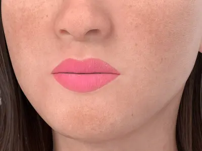  Indah Female Woman Head Rig Maya 