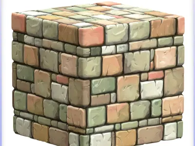 Stylized Wall Seamless Texture Texture 11