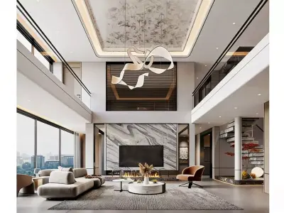 Modern luxury style 3D model