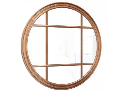 Mirror in a wooden frame GZ-M1027 3D model