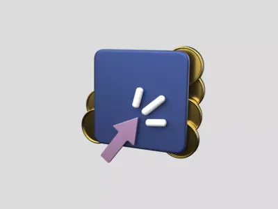 3D app web Icon Low-poly 3D model-20 Low-poly 3D model