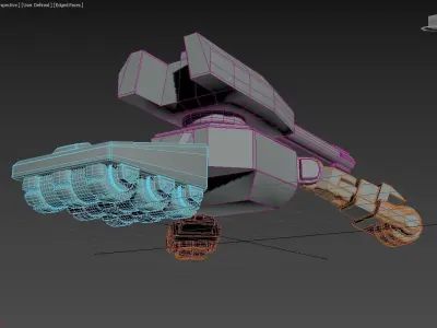 CyberTank Model GRN 3D print model