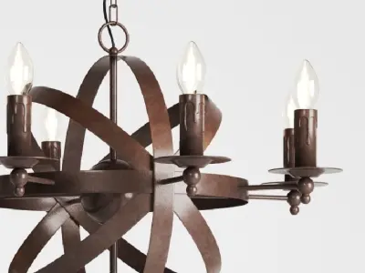 Hanging Lamp LOFT HOUSE P-146 3D model