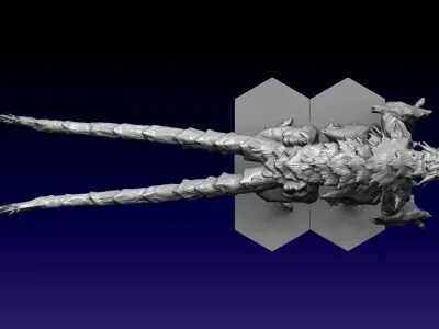 pacific rim mega kaiju 3D model