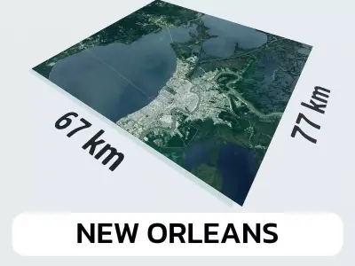 New Orleans United States City Landscape 3D Model 3D model