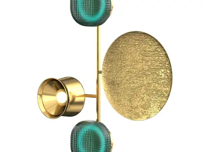 GIOIELLI 06 SCONCE EMERALD 3D model