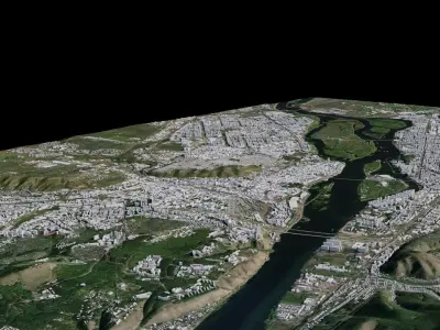 Krasnoyarsk - Russia 3D model