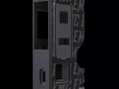 BORO MOD DNA80c 21700 BATTERY DESIGN PRC RESET BORO CONNECTOR 3D print model