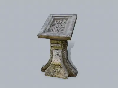 lectern Low-poly 3D model