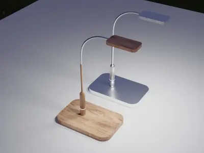 desk lamp Low-poly 3D model