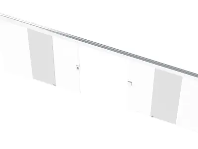Glass Sliding Door 3D model