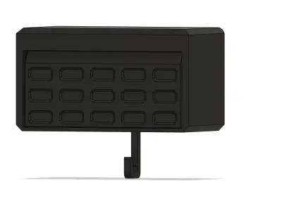Garage Key Holder 3D print model