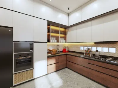  Indian Contemporary Haven 3D model