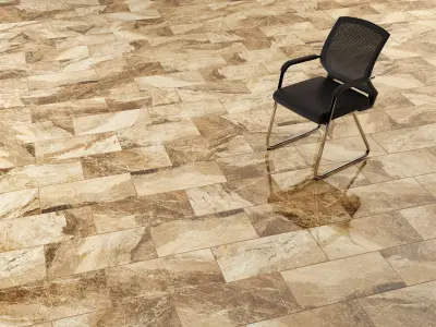 Breccia Brown Marble Gloss Tile 300 x 600 mm Texture Map Texture