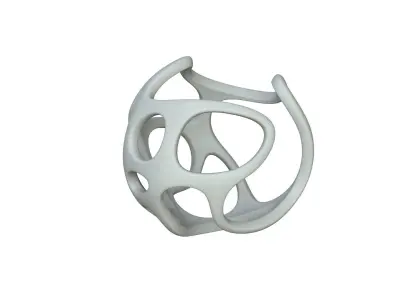 SciFi Cube Object No 39987 Low Poly Shape Texture