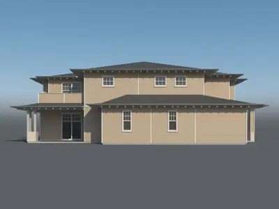 Generic House 007 3D model