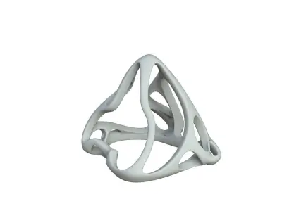 SciFi Cube Object No 63661 Low Poly Shape Low-poly 3D model