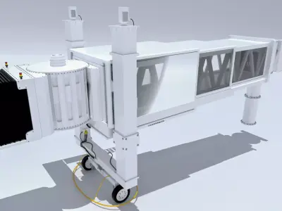 Air Port Terminal 3D model