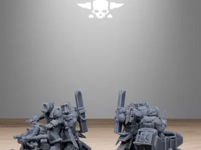 GrimGuard FrostWatch Snowbikers 3D print model