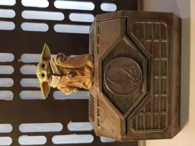 Print-in-place Star Wars themed storage crate mini 3D print model
