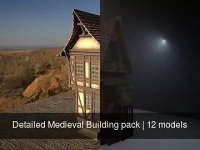 Detailed Medieval Building pack