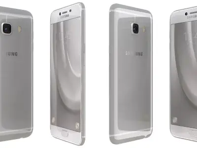 Samsung Galaxy C5 Silver 3D model