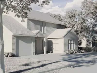 USA Neighbourhood 2 3D model