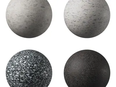 Terrazzo Porcelain tiles - set 04 Texture