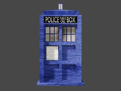 Doctor Who Tardis  3D model
