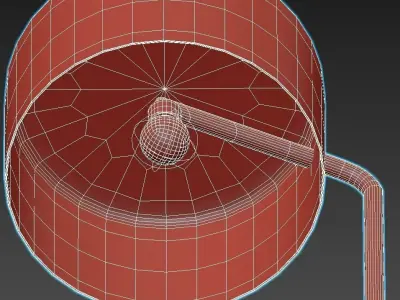 POT Floor lamp 3D model