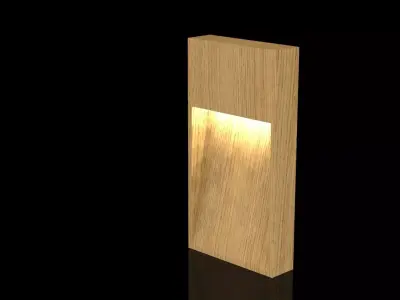 Wood lamp 3D model purchase