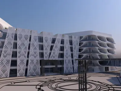 0063 - Medical Building - 2Ds Plans - 3Ds Files 3D model