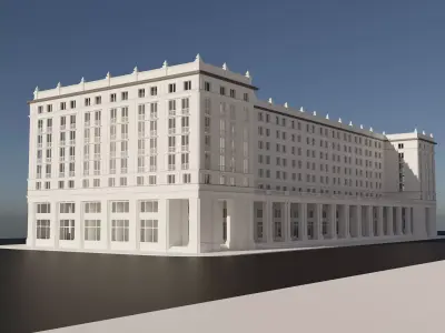 Two Buildings 3D model