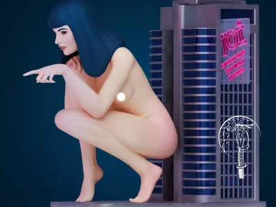 Joi From Blade Runner 2049 Ready For 3D Printing 3D print model