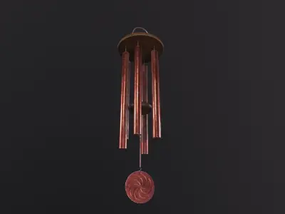 WindChimes 3D Model Low-poly 3D model