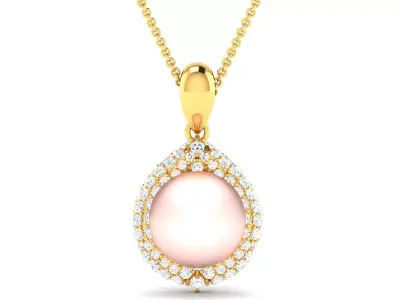 Women Pendant 3DM STL OBJ FBX Render Details 3D print model 29