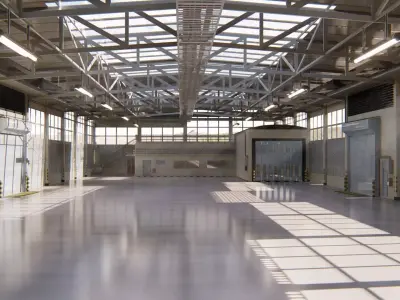 Warehouse 3D model