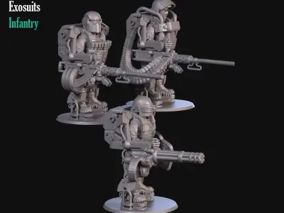 Exosuits  3D print model