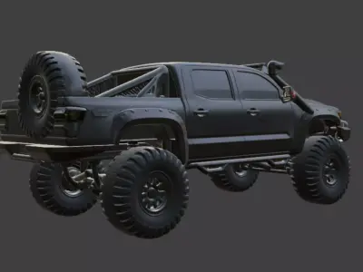 Monster Truck 3D Model 3D model
