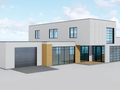 Modern House 15 3D model