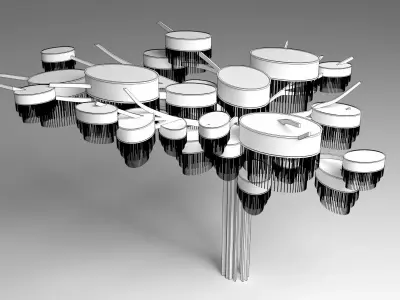 Decorative Tree 3D model buy