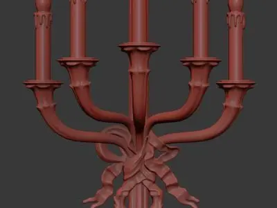 vintage wall lamp 4 Low-poly 3D model