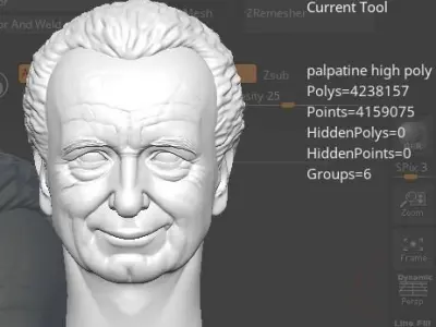 Palpatine STAR WARS 3D model