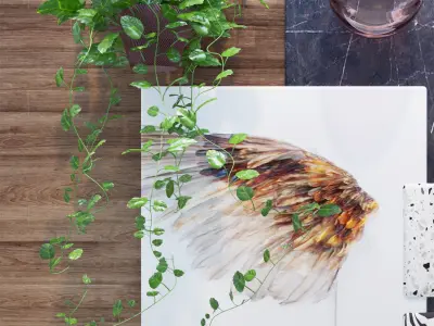 Interior-Moodboard Template Scene - Corona  3D model