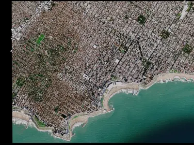 Mar Del Plata - Argentina 3D model